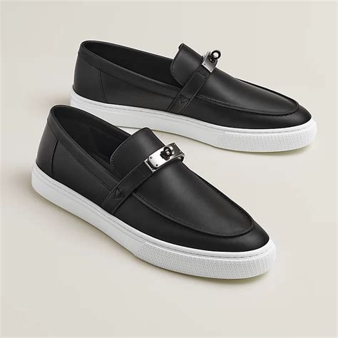 hermes sneakers black|hermes men's leather sneakers.